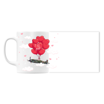 Personalised Love Takes Flight Mug
