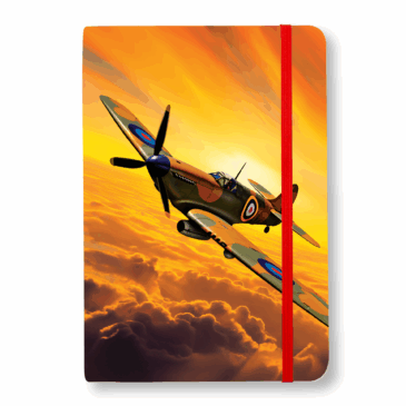 Supermarine Spitfire Soft Feel A5 Notebook