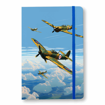 Supermarine Spitfire Soft Feel A5 Notebook