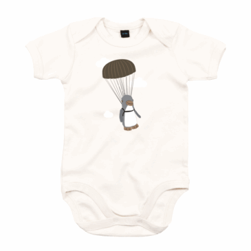 Personalised Percy The Penguin Baby Bodysuit