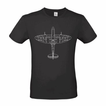 Personalised Spitfire Short Sleeved T-Shirt – Coloured