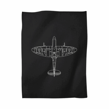 Spitfire Personalised Tea Towel