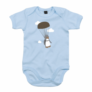 Personalised Percy The Penguin Baby Bodysuit