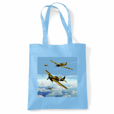 Supermarine Spitfire Organic Cotton Tote Bag