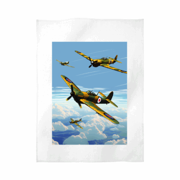 Supermarine Spitfire Tea Towel