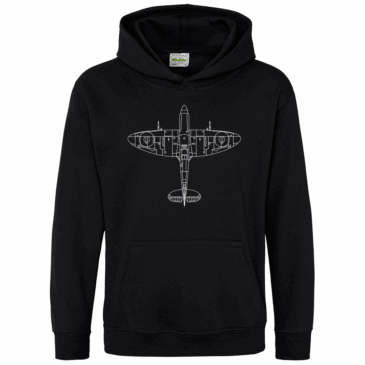 Personalised Spitfire Kids Hoodie