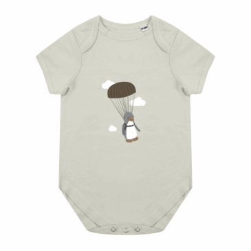 Personalised Percy The Penguin Baby Bodysuit