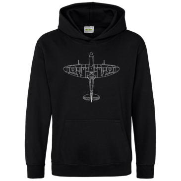 Personalised Spitfire Kids Hoodie